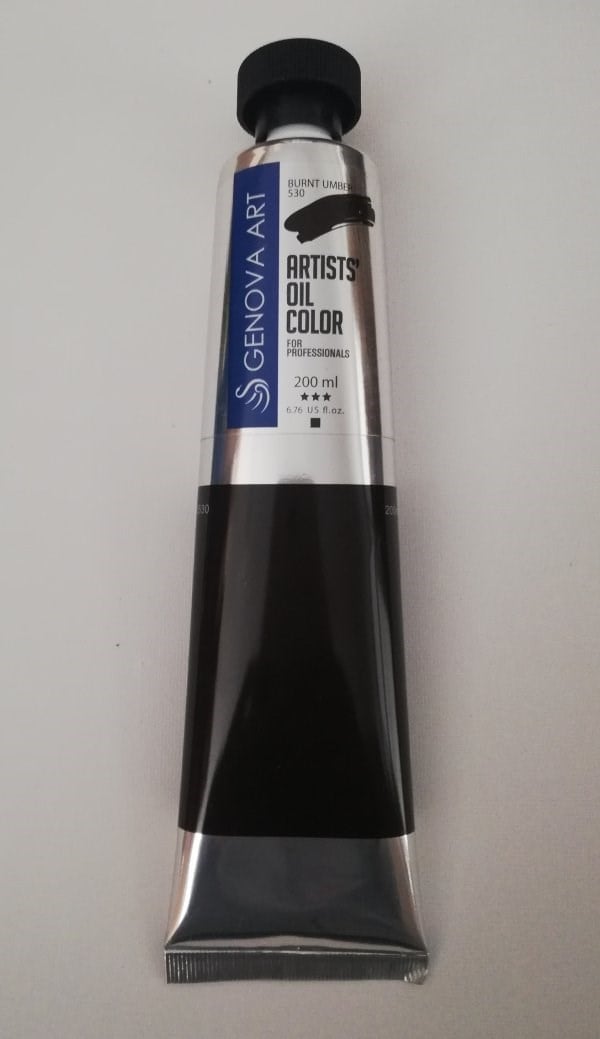 Genova Yağlı Boya 200 ML 530 Burt Umber