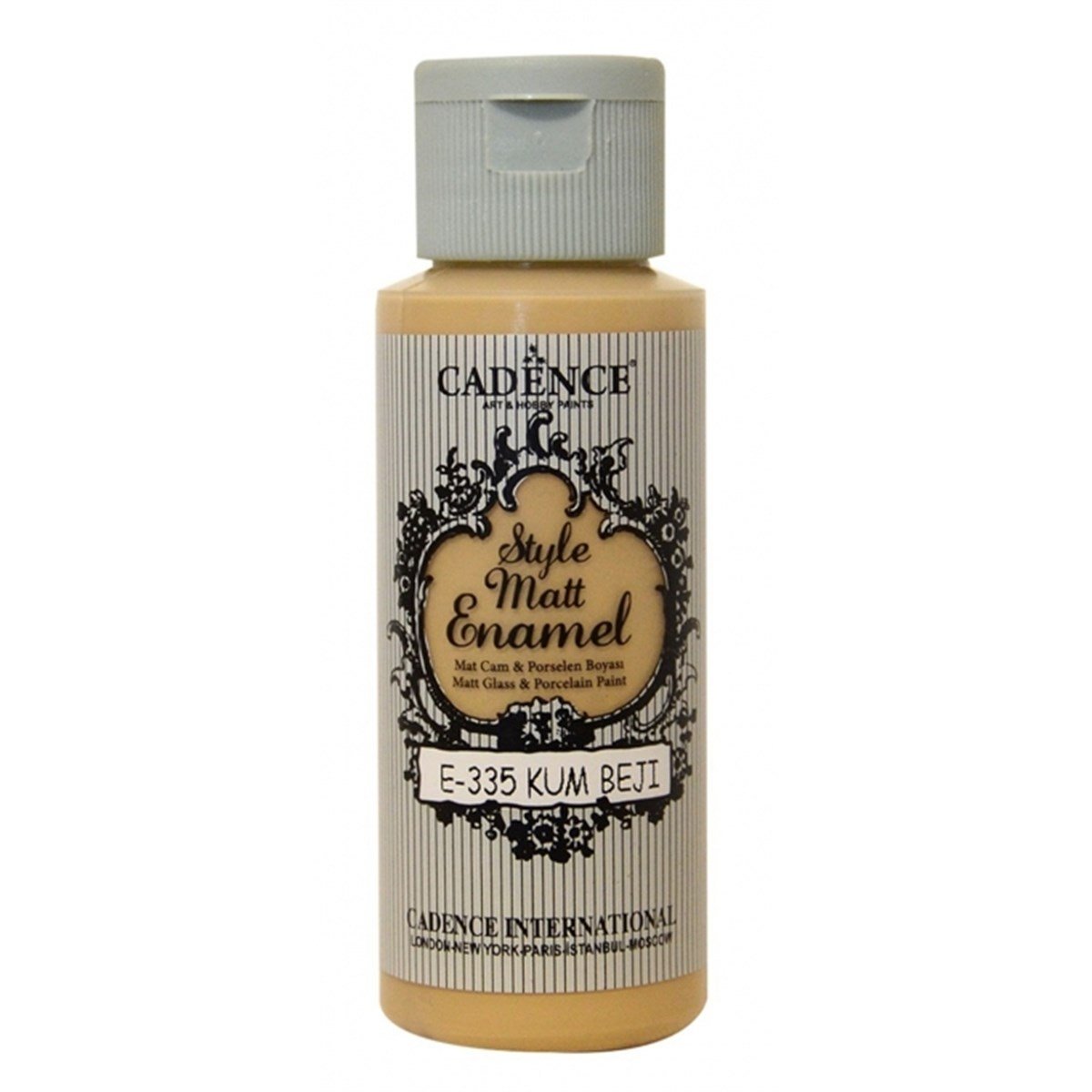 Эмалированная краска для стекла E335 Песочно-бежевый 59мл