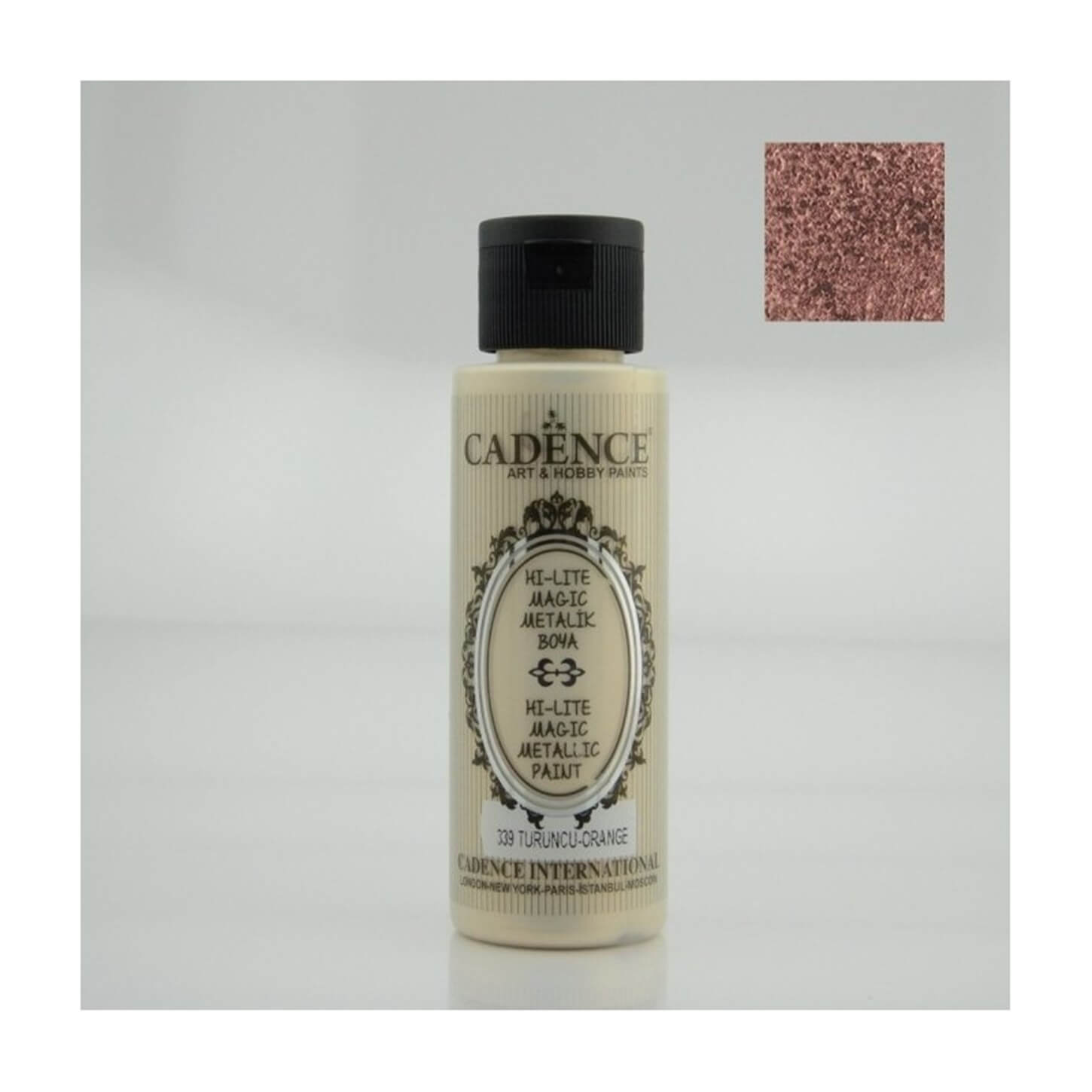 طلاء معدني هاي لايت 339 برتقالي 70 مل