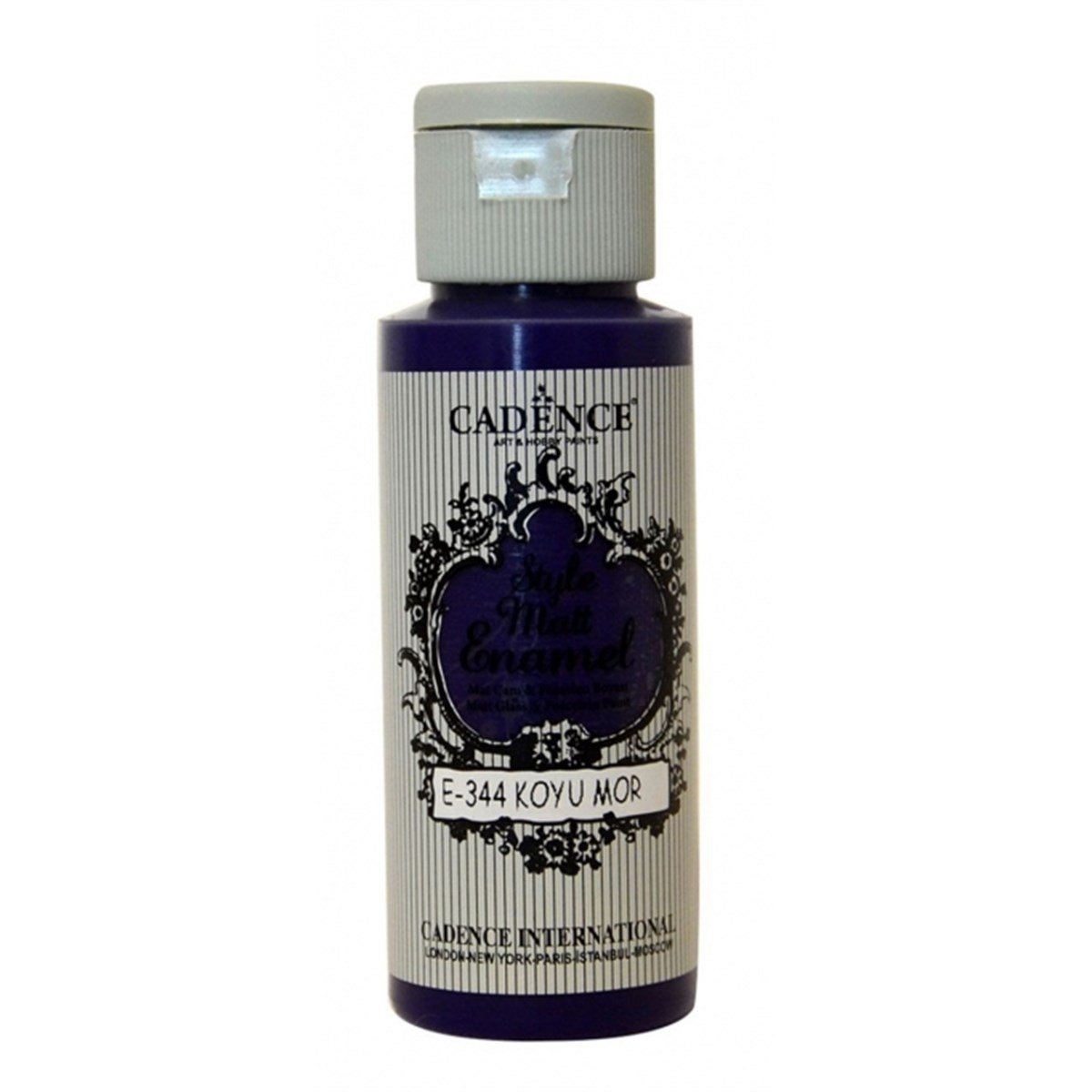 Краска эмалированная для стекла E344 Темно-фиолетовая 59мл