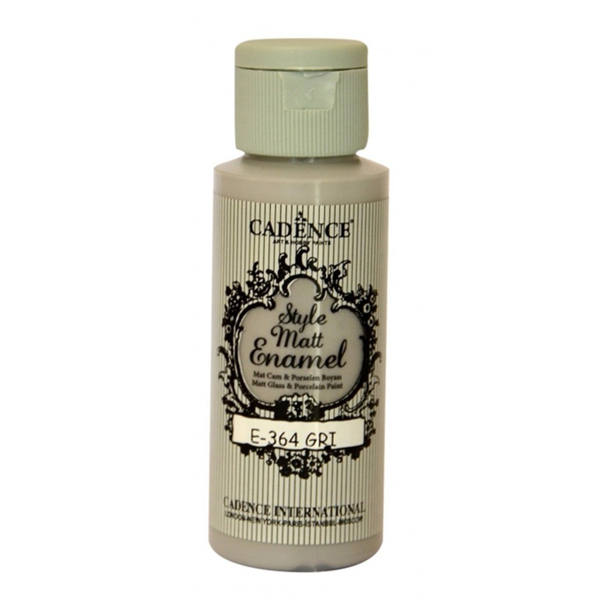 Эмалированная краска для стекла E364 Серая 59мл