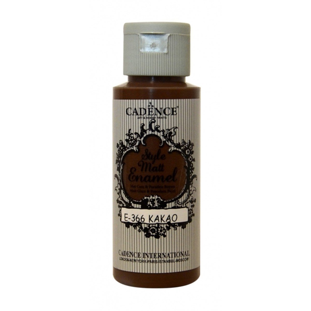 Эмалированная краска для стекла E366 Какао 59мл