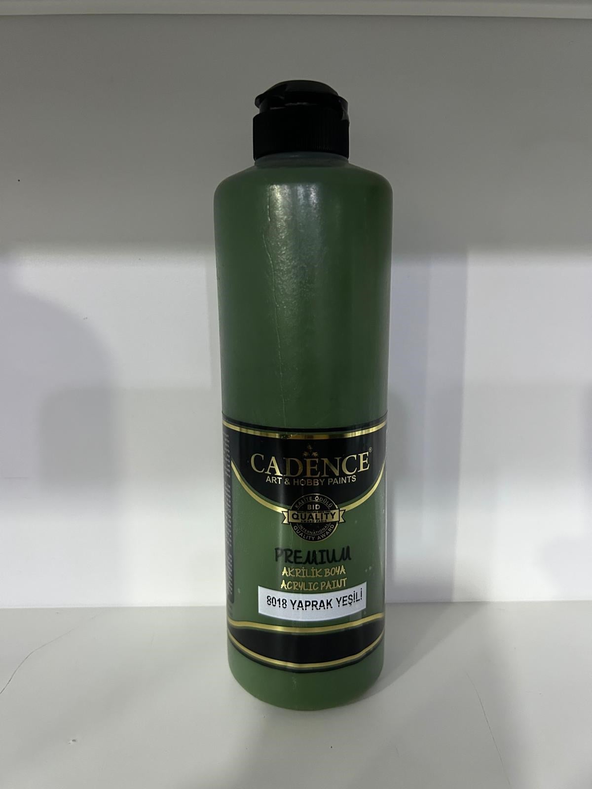 Premium Akrilik Boya 8018 Yaprak Yeşili  500 ml
