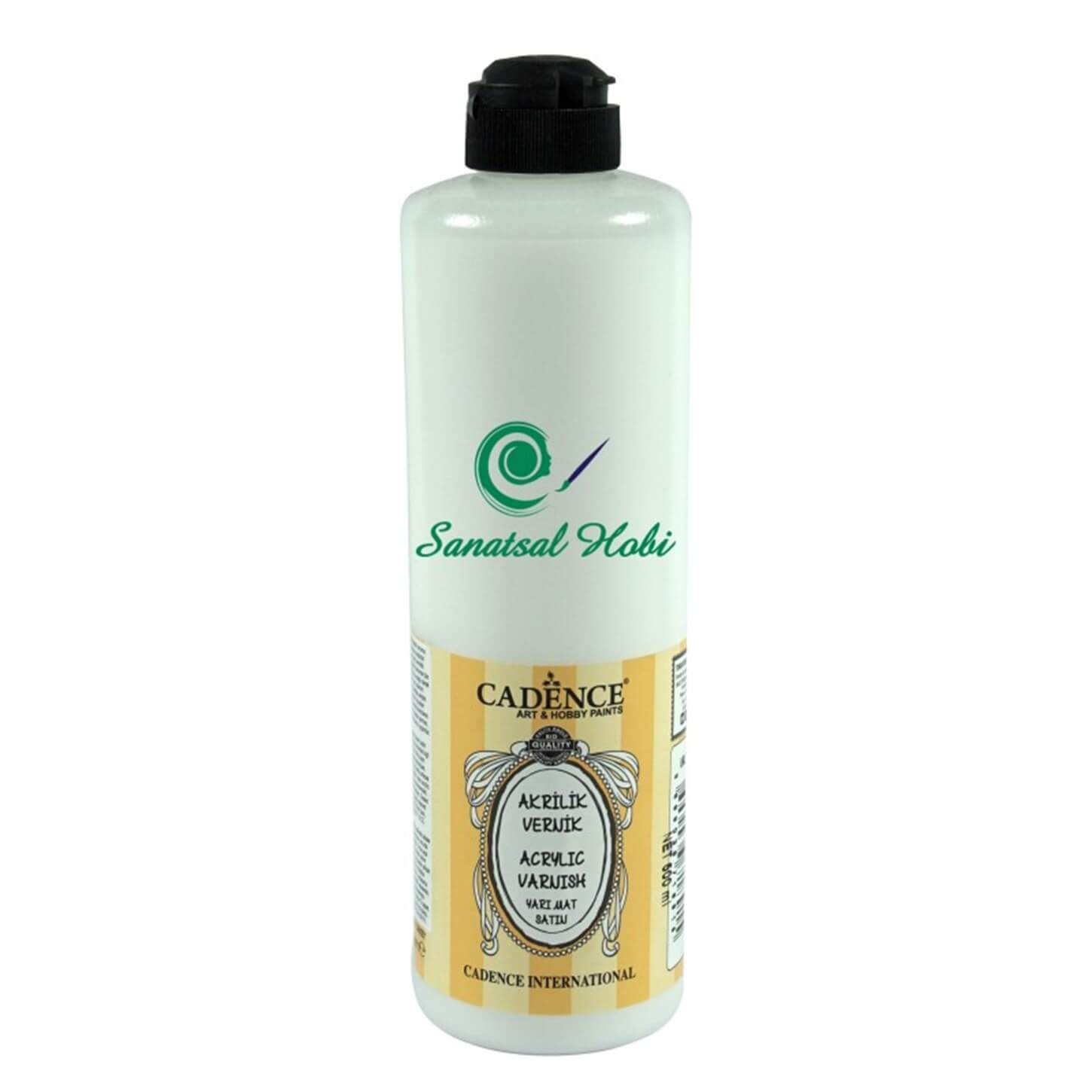 500ML Su Bazlı Akrilik Vernik (Yarı Mat)