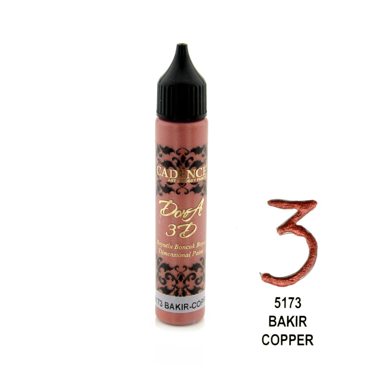 3d Dora Bead Paint 5173 Copper 25ml