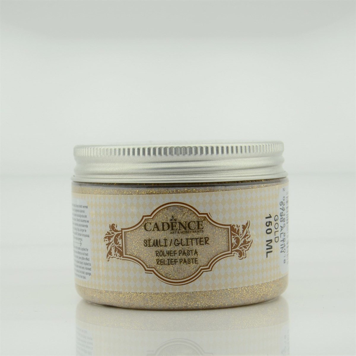 5798 Altın - Simli Rölyef Pasta