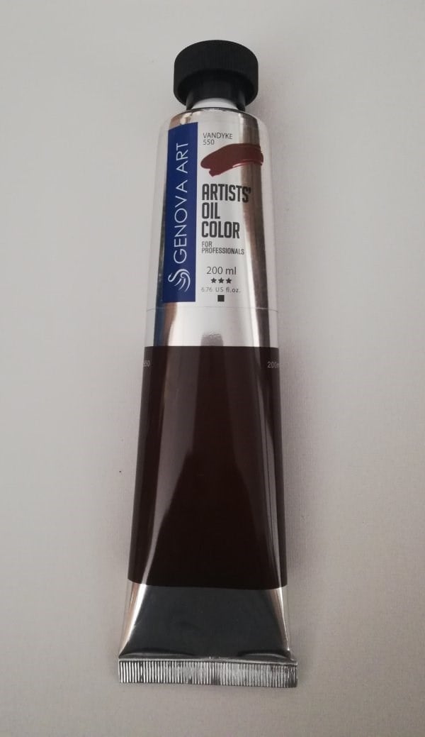 Genova Yağlı Boya 200 ML 550 Vanyke Brown