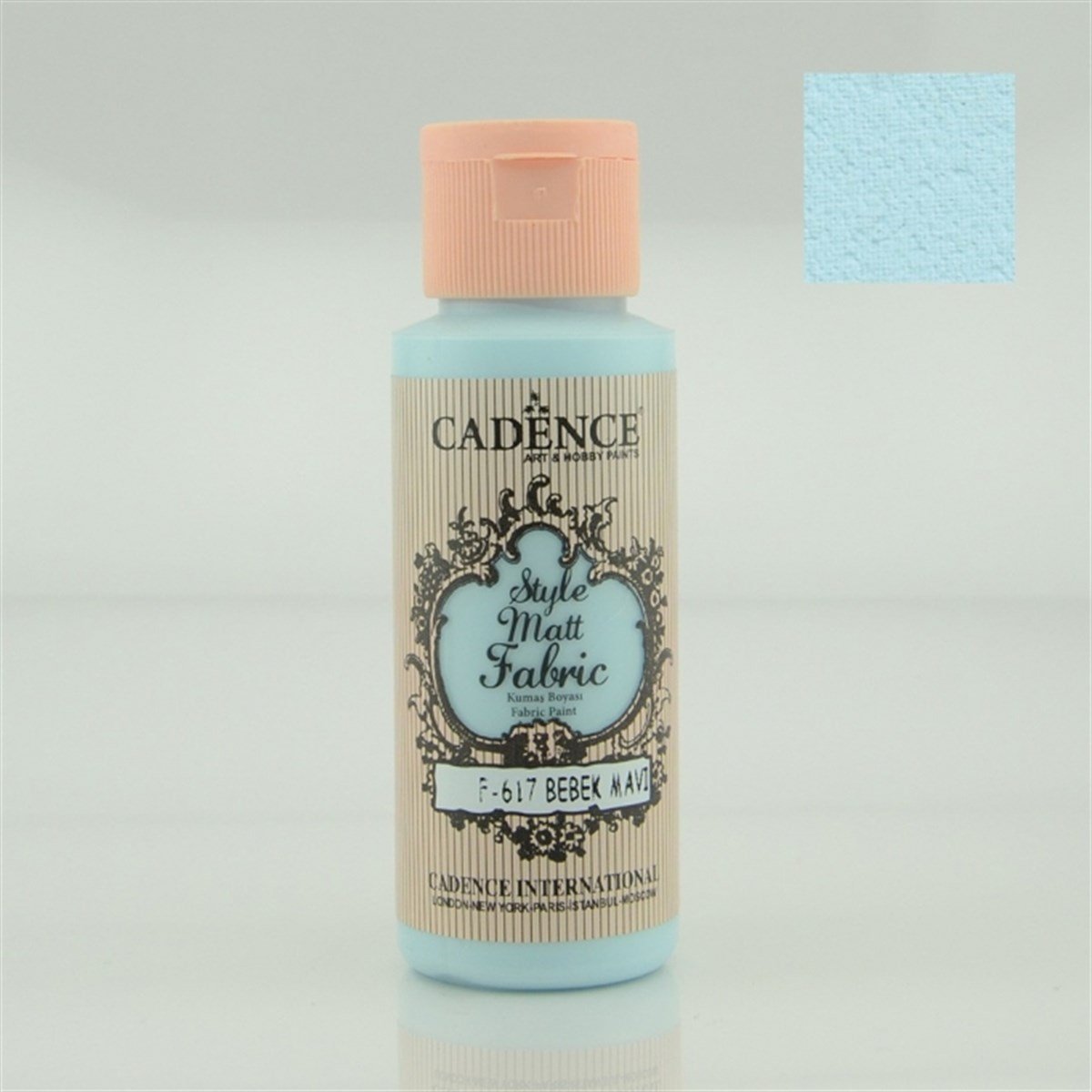 Cadence Style Matt Fabric Paint F-617 Baby Blue 59 Ml