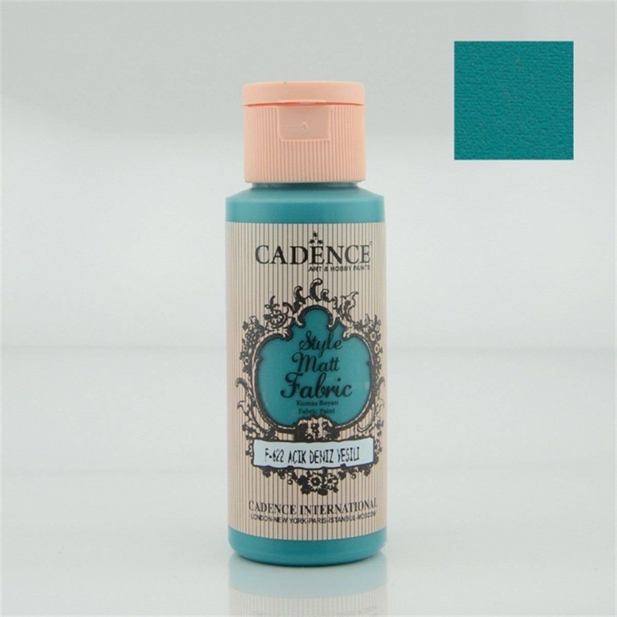 Cadence Style Matt Fabric Paint F-622 Light Sea Green 59 Ml