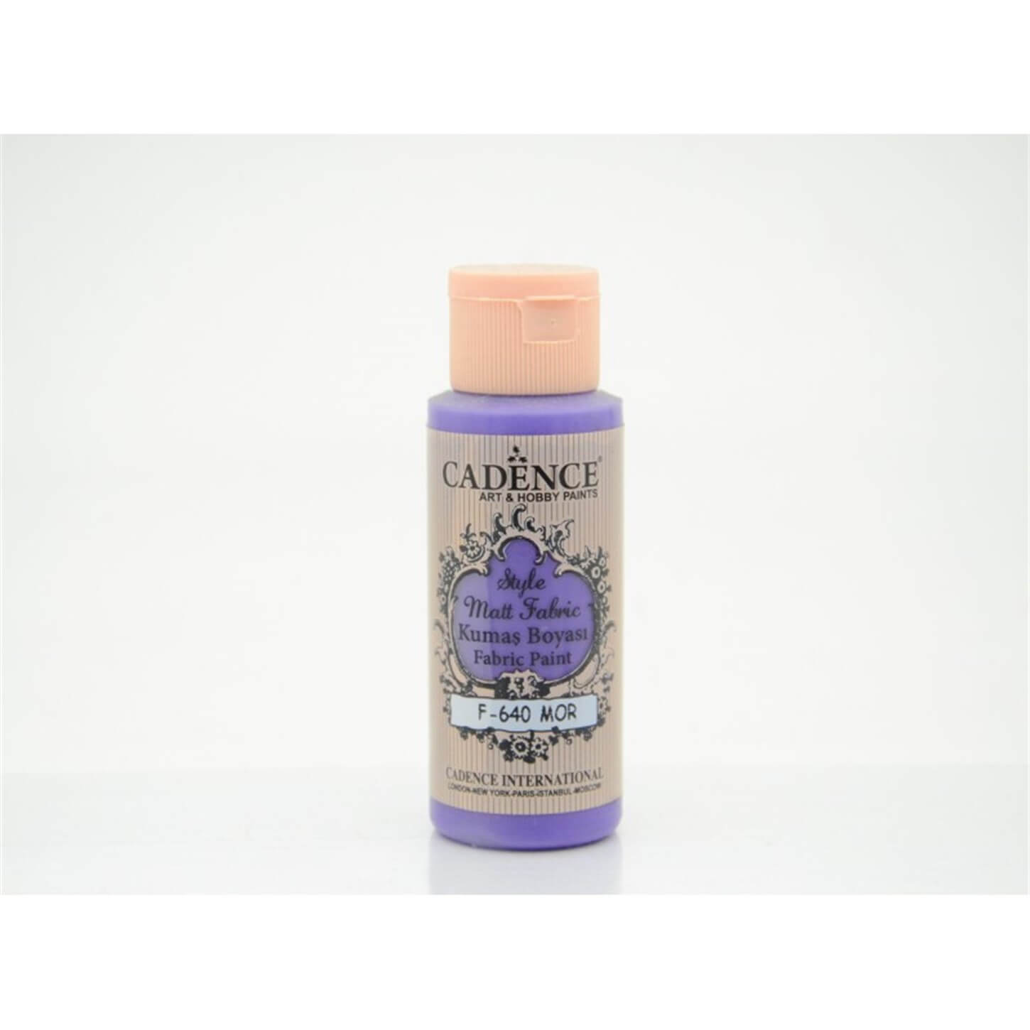 Cadence Style Matt Fabric Paint F-640 Purple 59 Ml