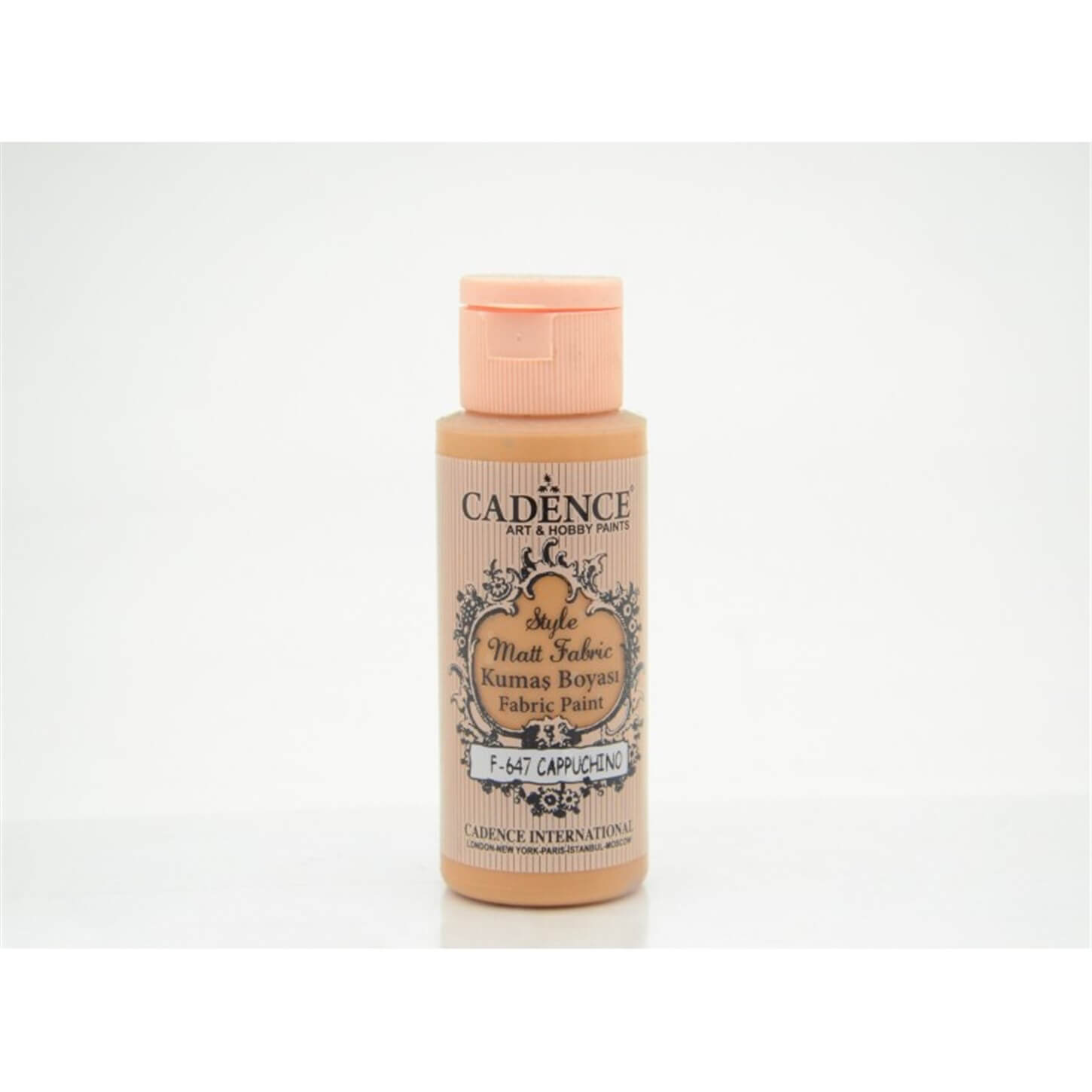 Cadence Style Matt Fabric Paint F-647 Cappuchino 59 Ml