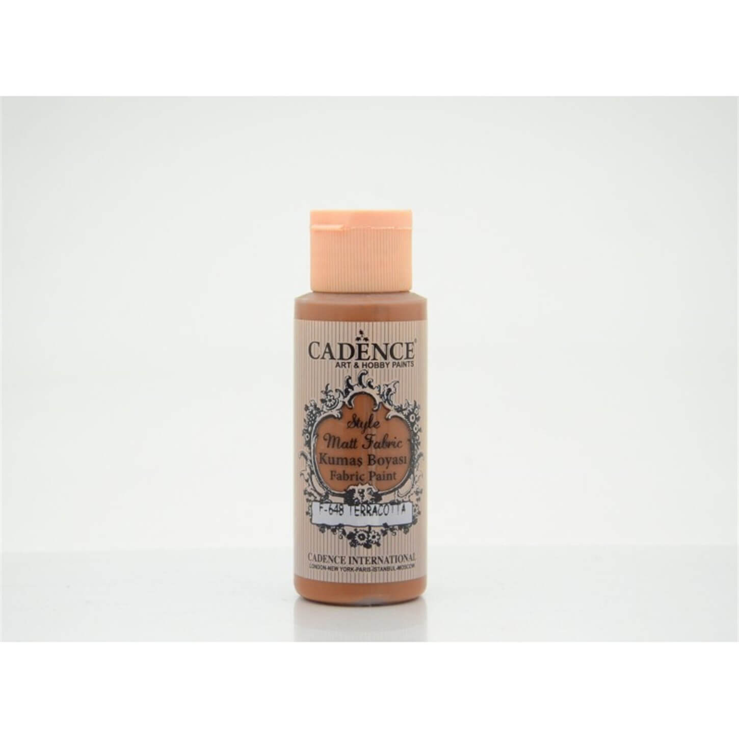Cadence Style Matt Fabric Paint F-648 Terracotta 59 Ml