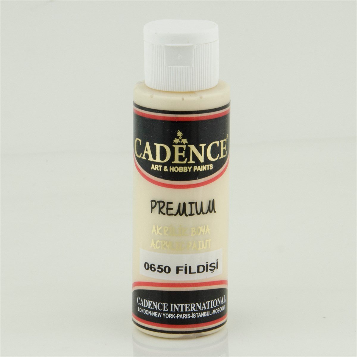 طلاء أكريليك فاخر 0650 عاجي 70 مل