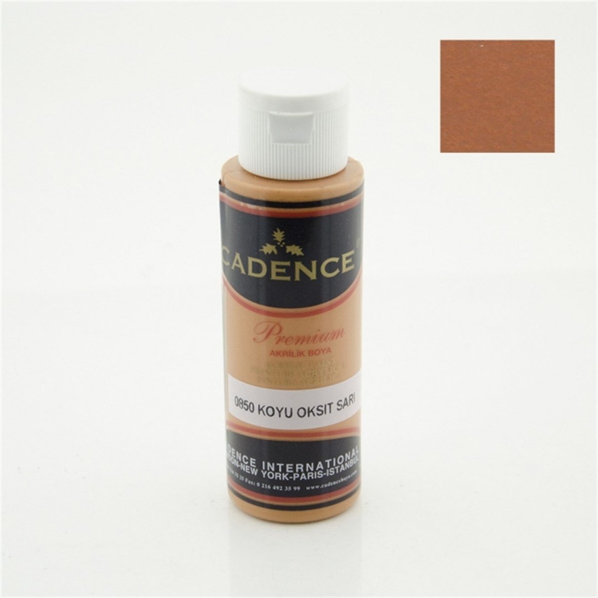 طلاء أكريليك فاخر 0850 ك. أكسيد أصفر 70 مل