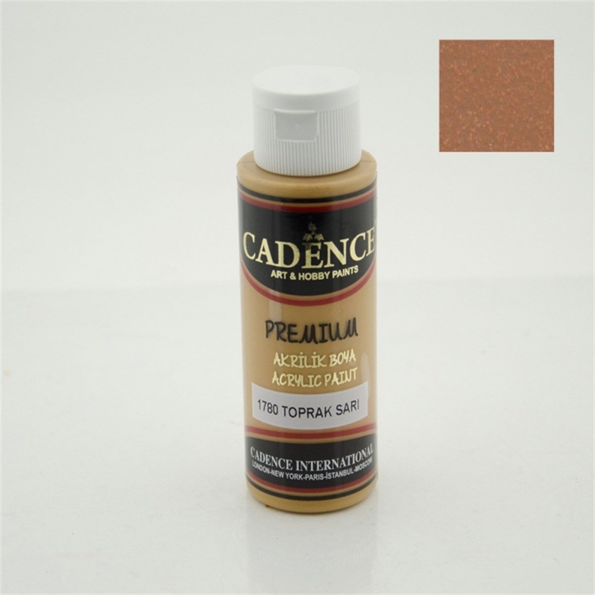 طلاء أكريليك فاخر 1780 أصفر أرضي 70 مل