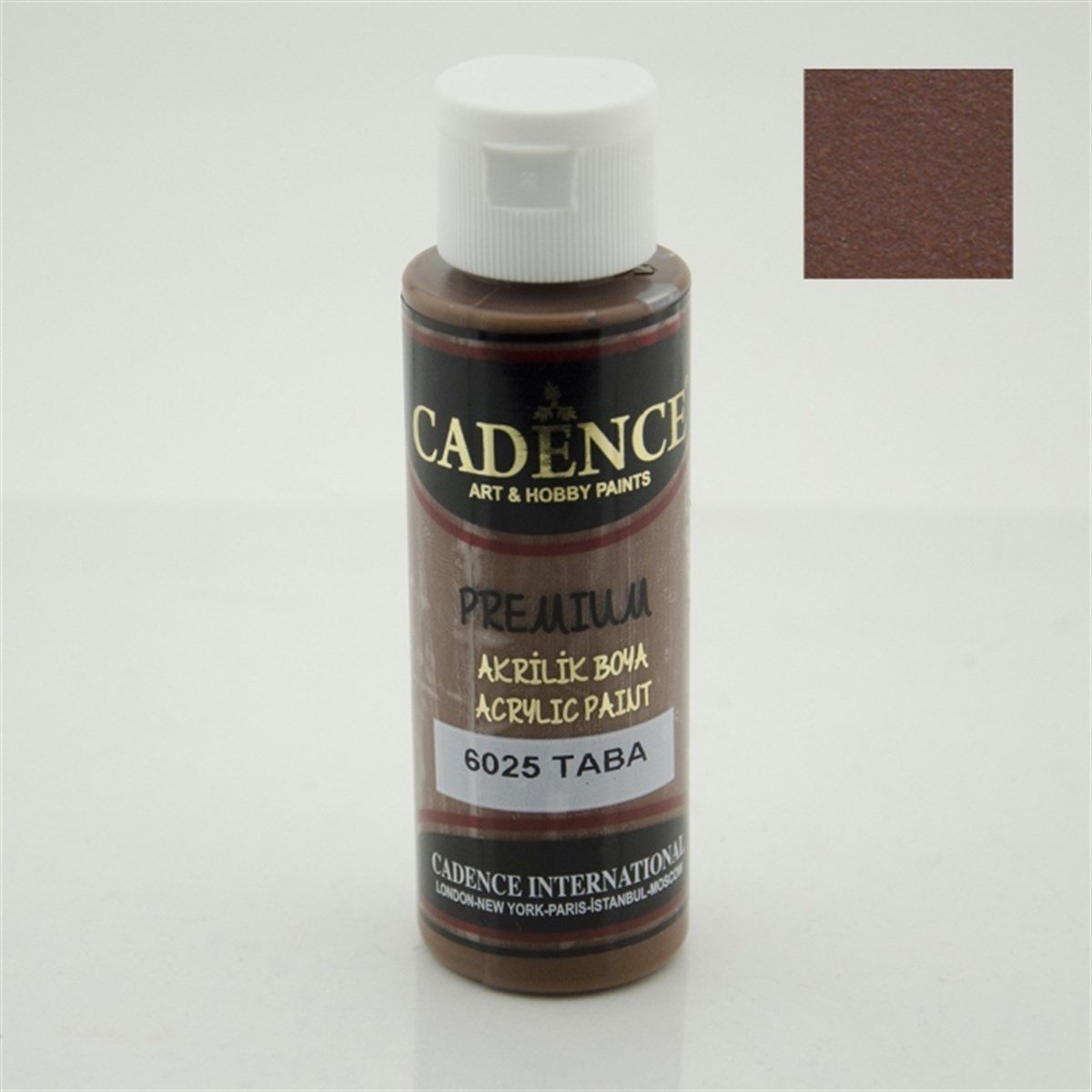 طلاء أكريليك فاخر 6025 أسمر 70 مل