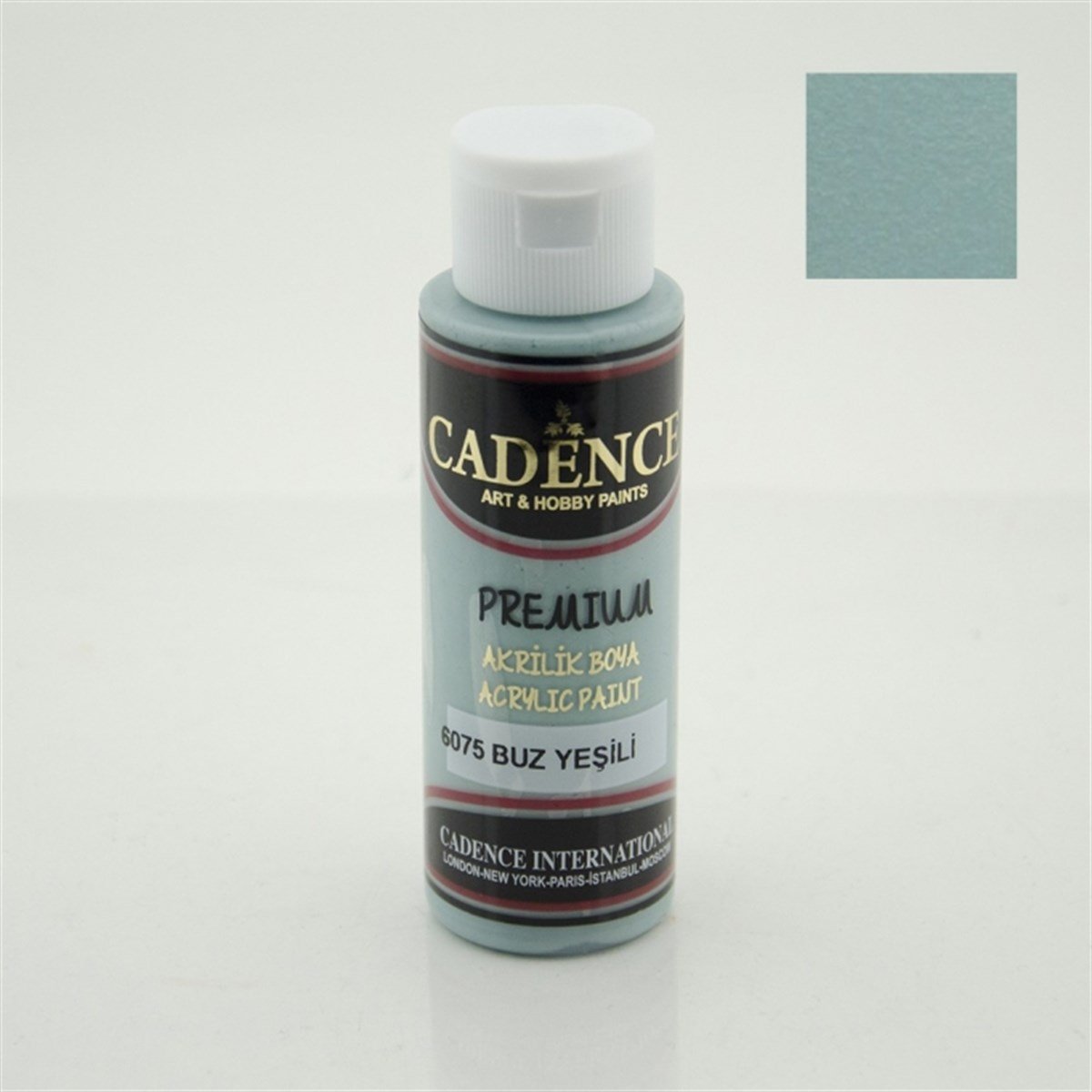 طلاء أكريليك فاخر 6075 أخضر ثلجي 70 مل