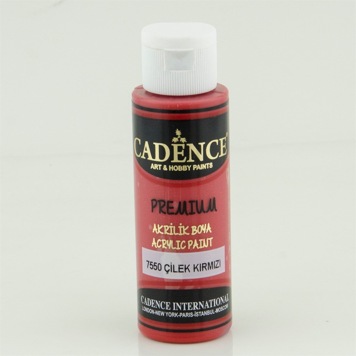 طلاء أكريليك فاخر 7550 أحمر فراولة 70 مل