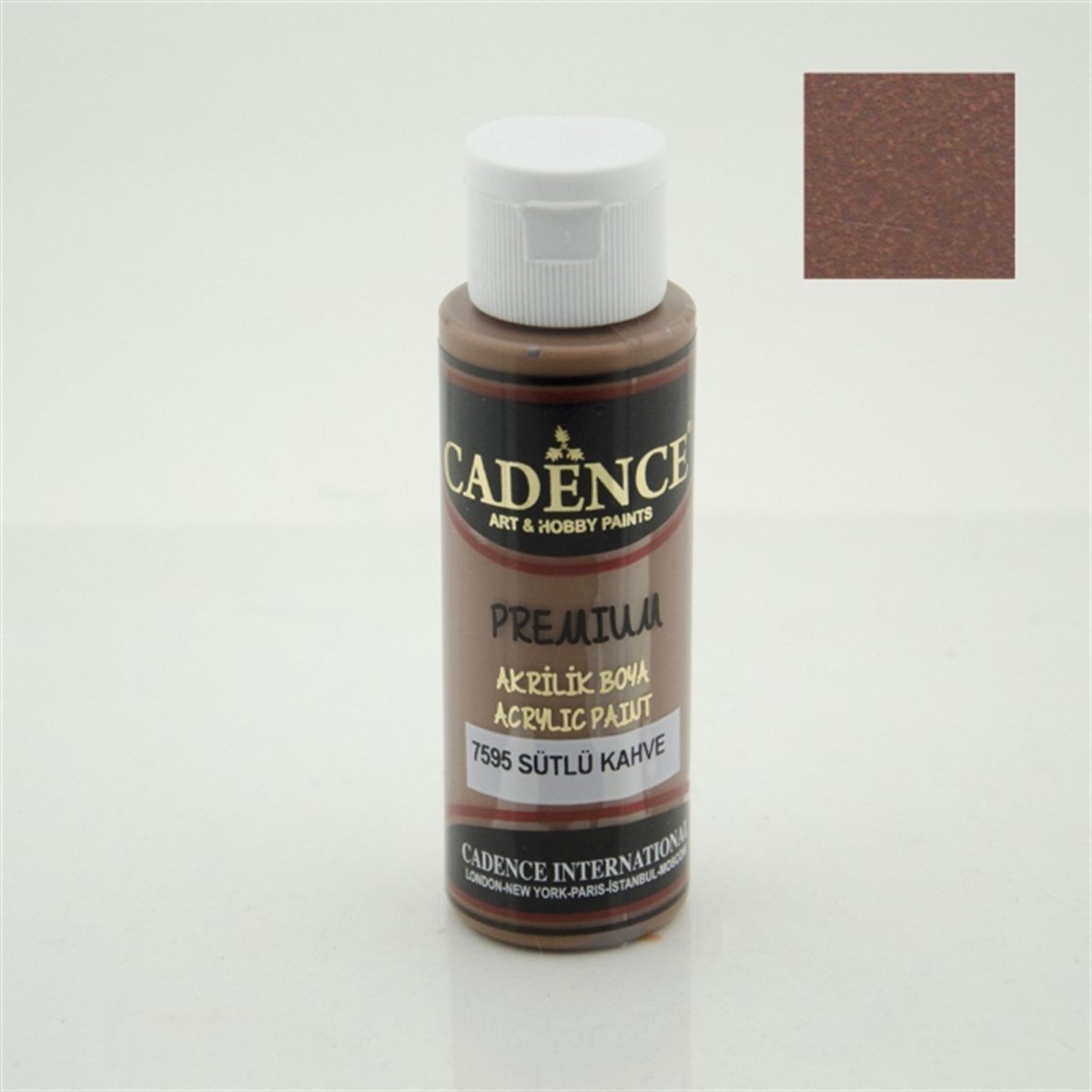 طلاء أكريليك فاخر 7595 قهوة حليب 70 مل
