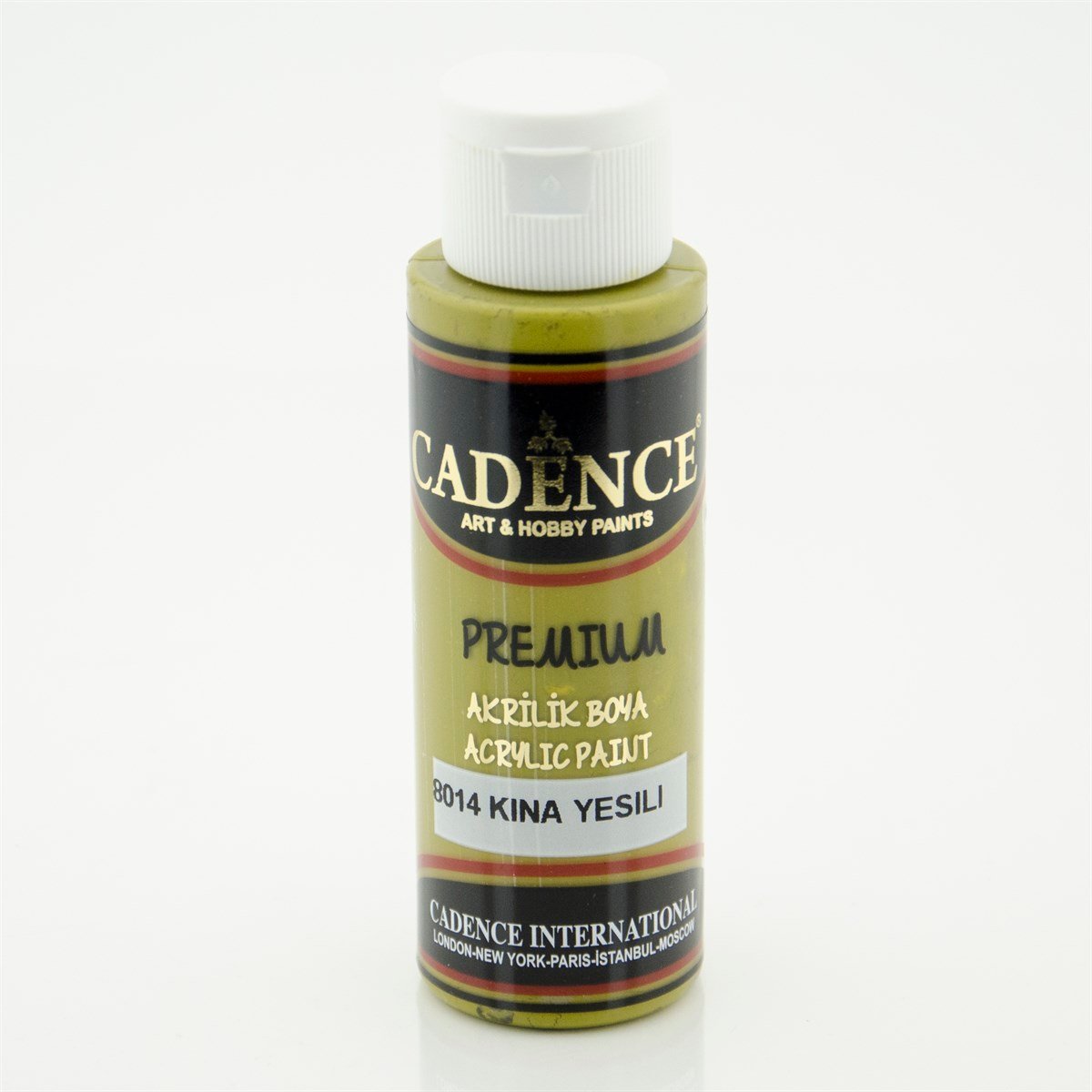 طلاء أكريليك فاخر 8014 حناء أخضر 70 مل
