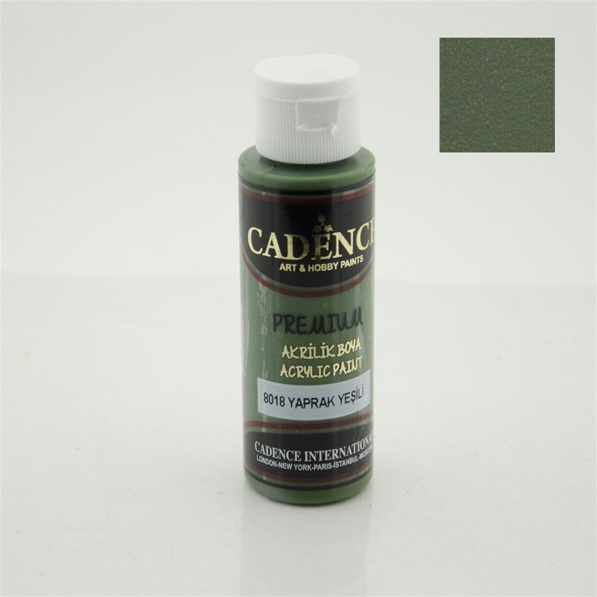Краска акриловая Премиум 8018 Зеленая Листва 70мл