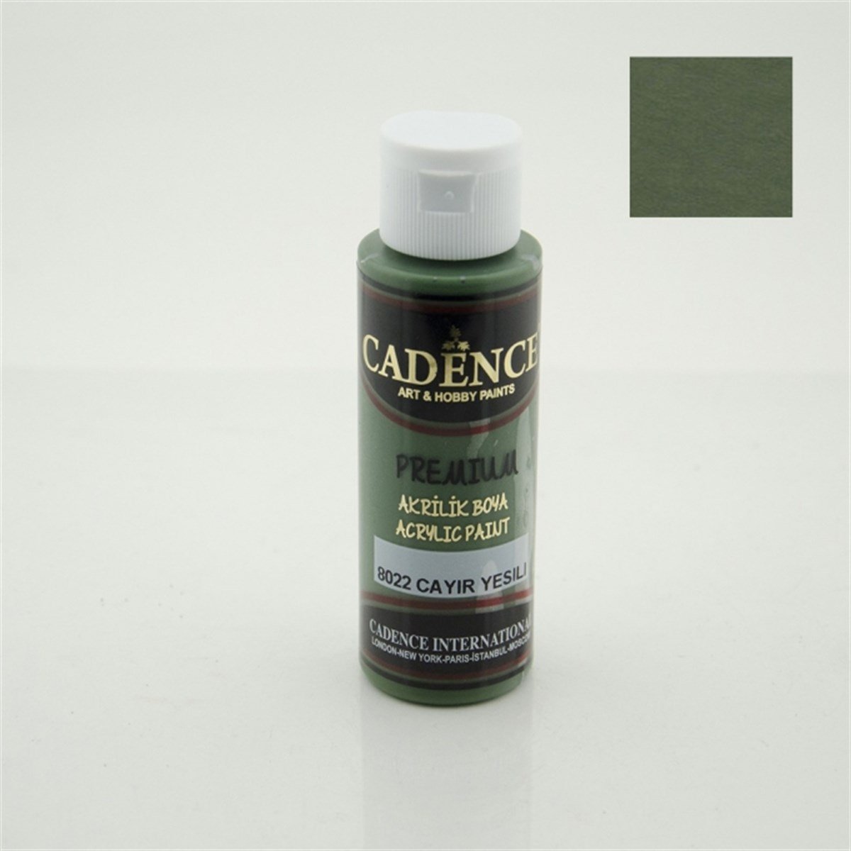 طلاء أكريليك فاخر 8022 أخضر مرج 70 مل
