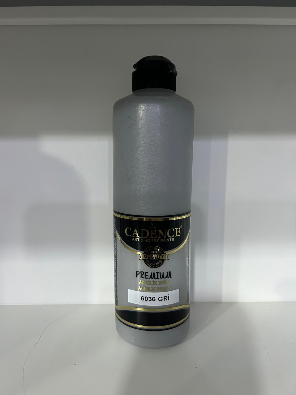 Premium Akrilik Boya 6036 Gri  500 ml