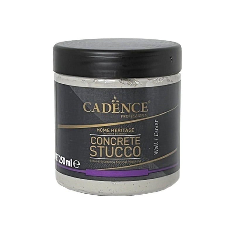 Beton Dekoratif Kaplama Concrete Stucco İnce Gri 250 ml