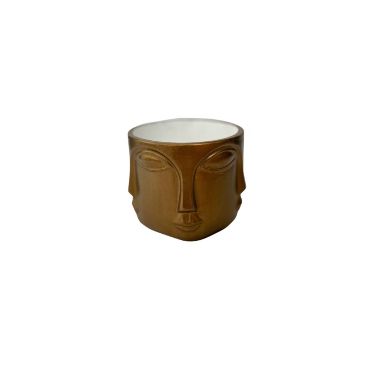 وعاء زهور أدلر ميني ذهبي