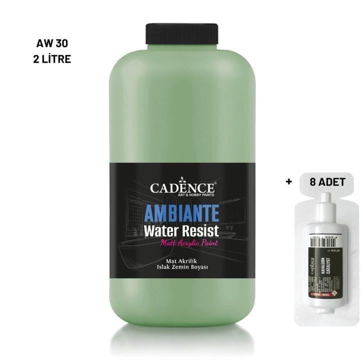 Ambiante Islak Yüzey Boyası AW-29 Açık Yeşil 2000ML + Katalizör 80Gr