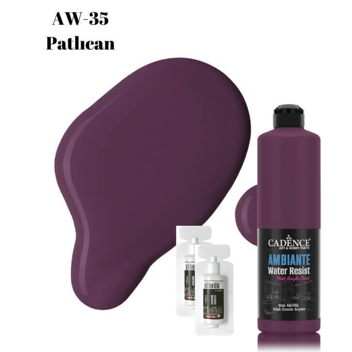 Краска для влажного пола Ambiante AW-35 Баклажан 500 мл 