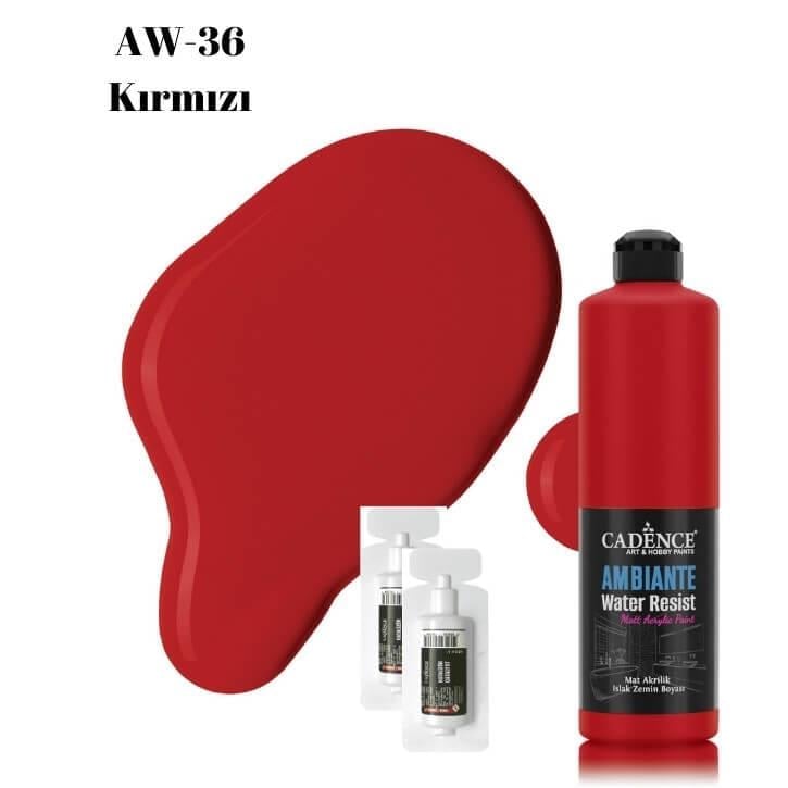 Ambiante Wet Floor Paint AW-36 Red 500 ML 