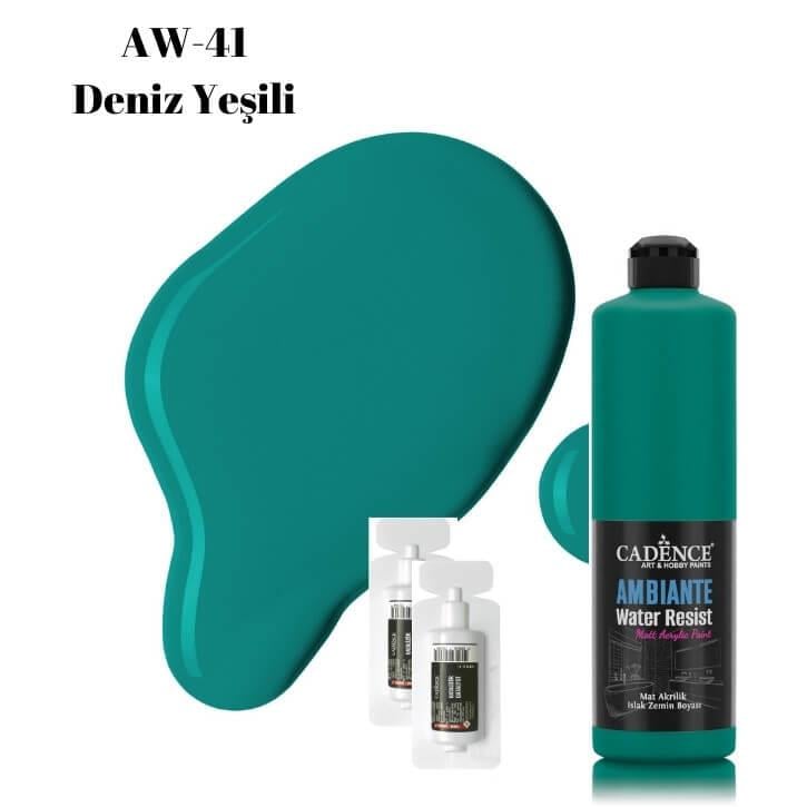 Краска для влажного пола Ambiante AW-41 Морской зеленый 500 мл 