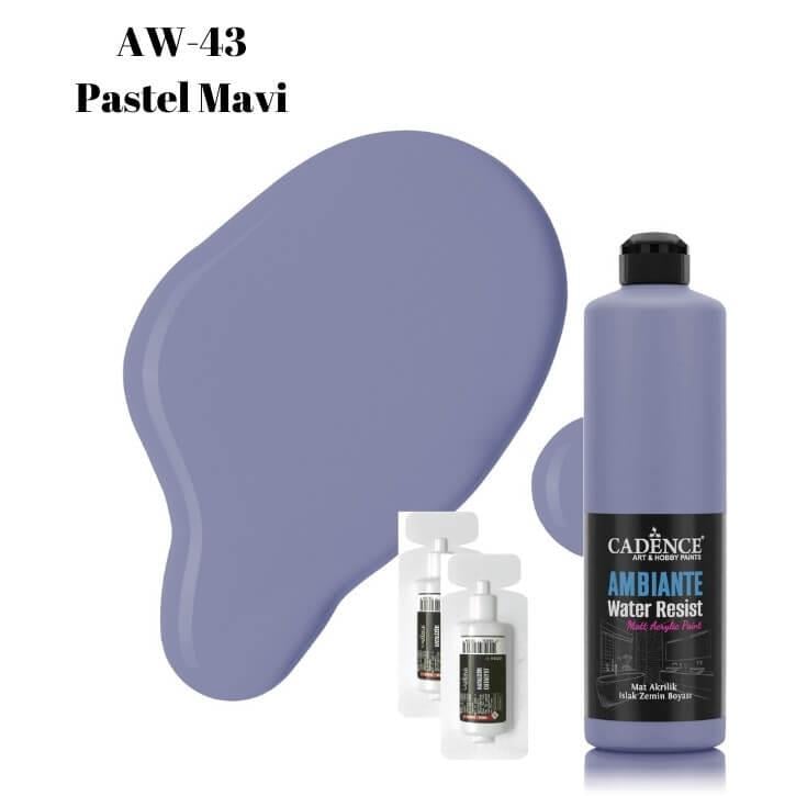 Краска для влажного пола Ambiante AW-43 Пастельно-синий 500 мл 