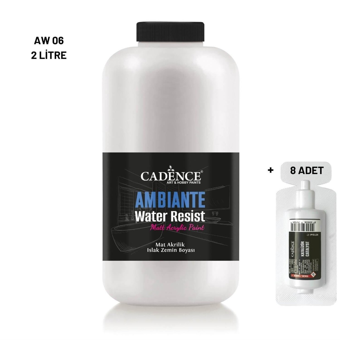 Краска для влажной поверхности Ambiante AW-06 Lace 2000мл + катализатор 80гр