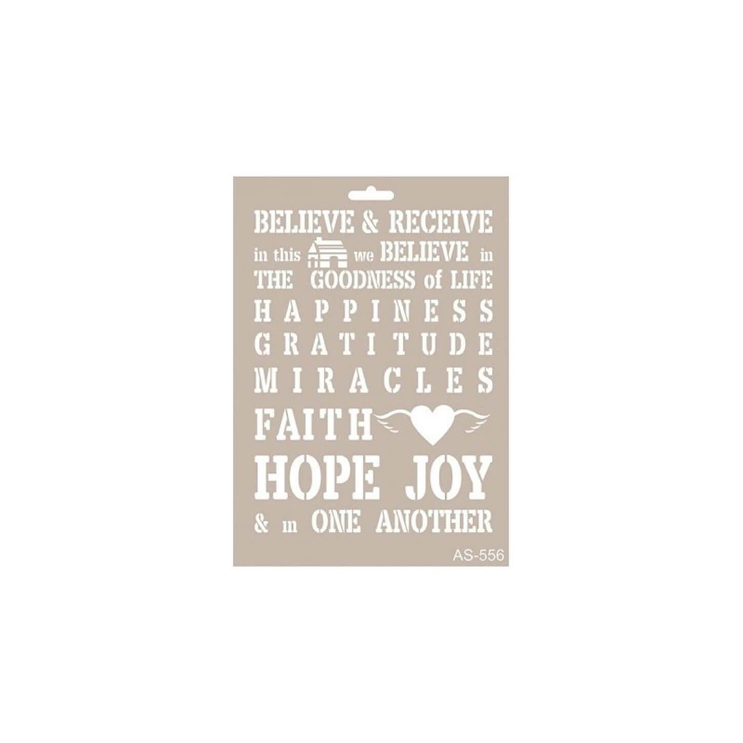 AS556 - Трафарет А4