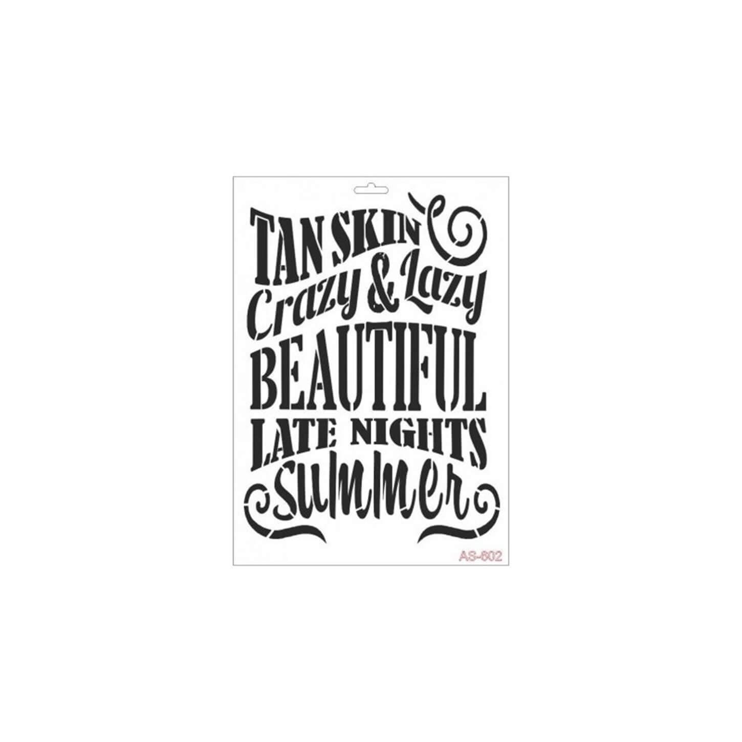 AS602 - Трафарет А4