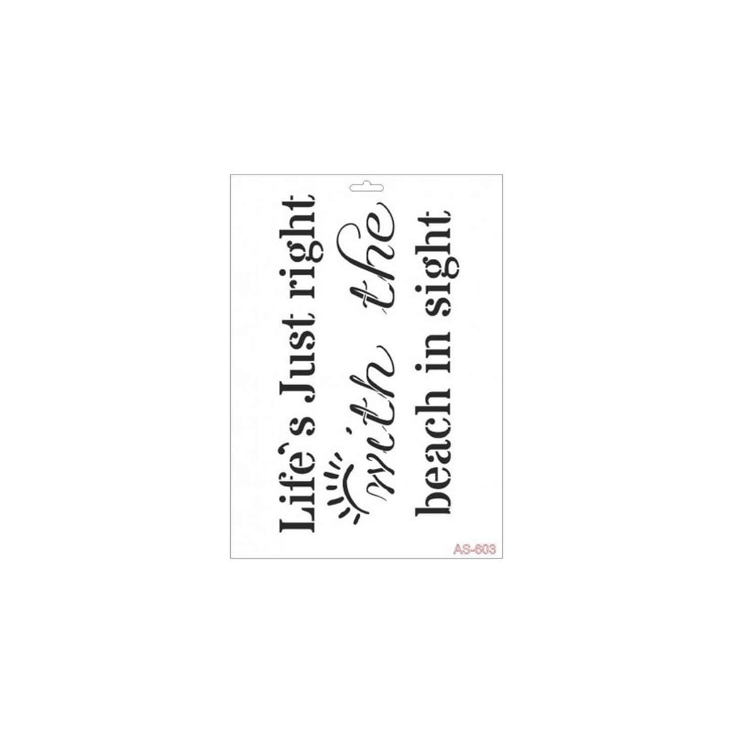 AS603 - استنسل A4