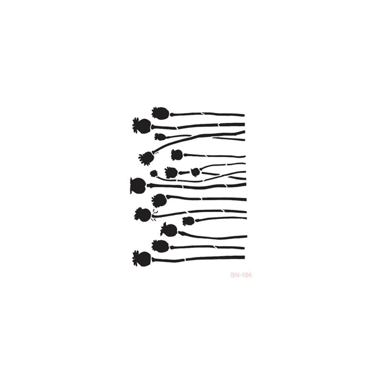 BN164 25x36 Трафарет серии BN