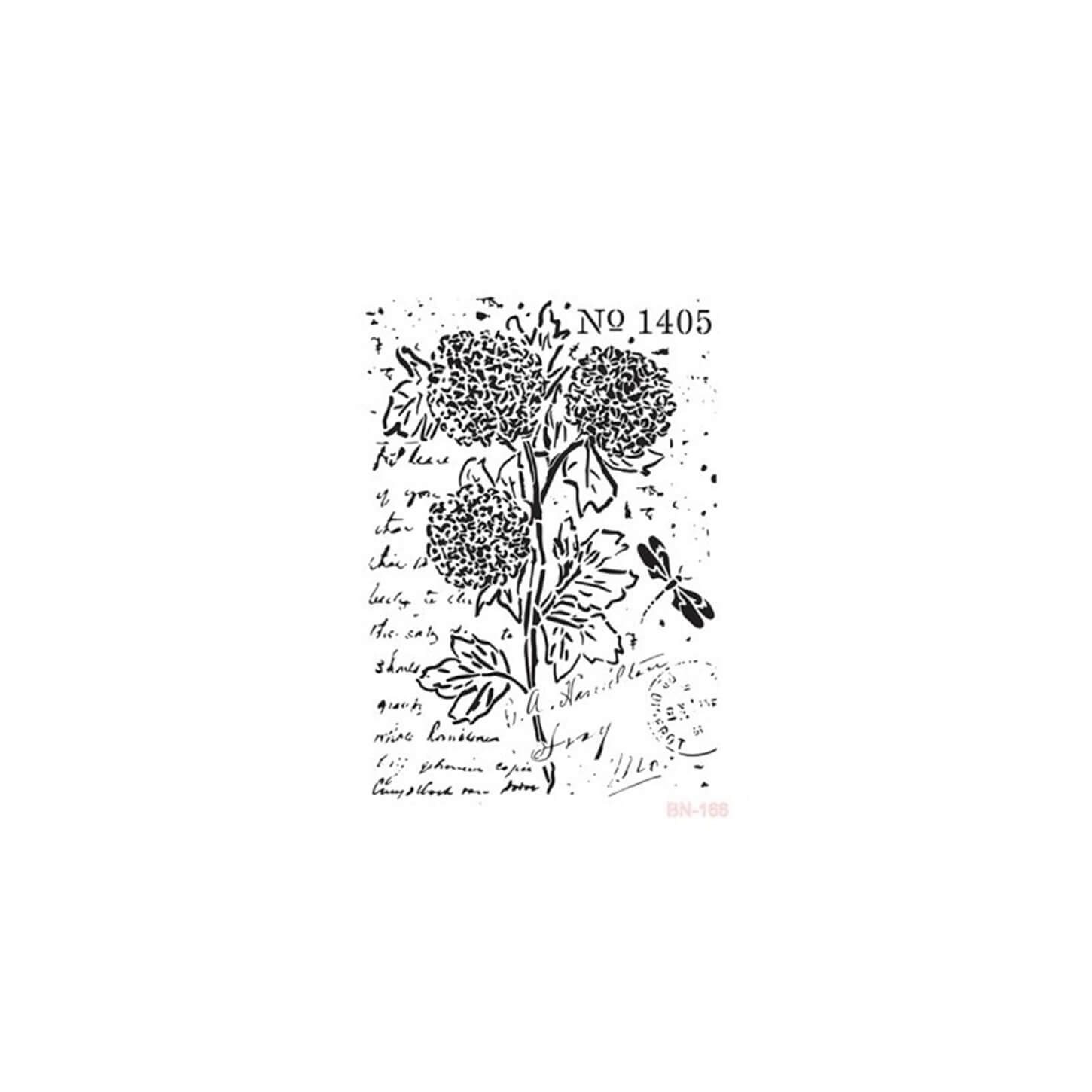 BN166 25x36 Трафарет серии BN