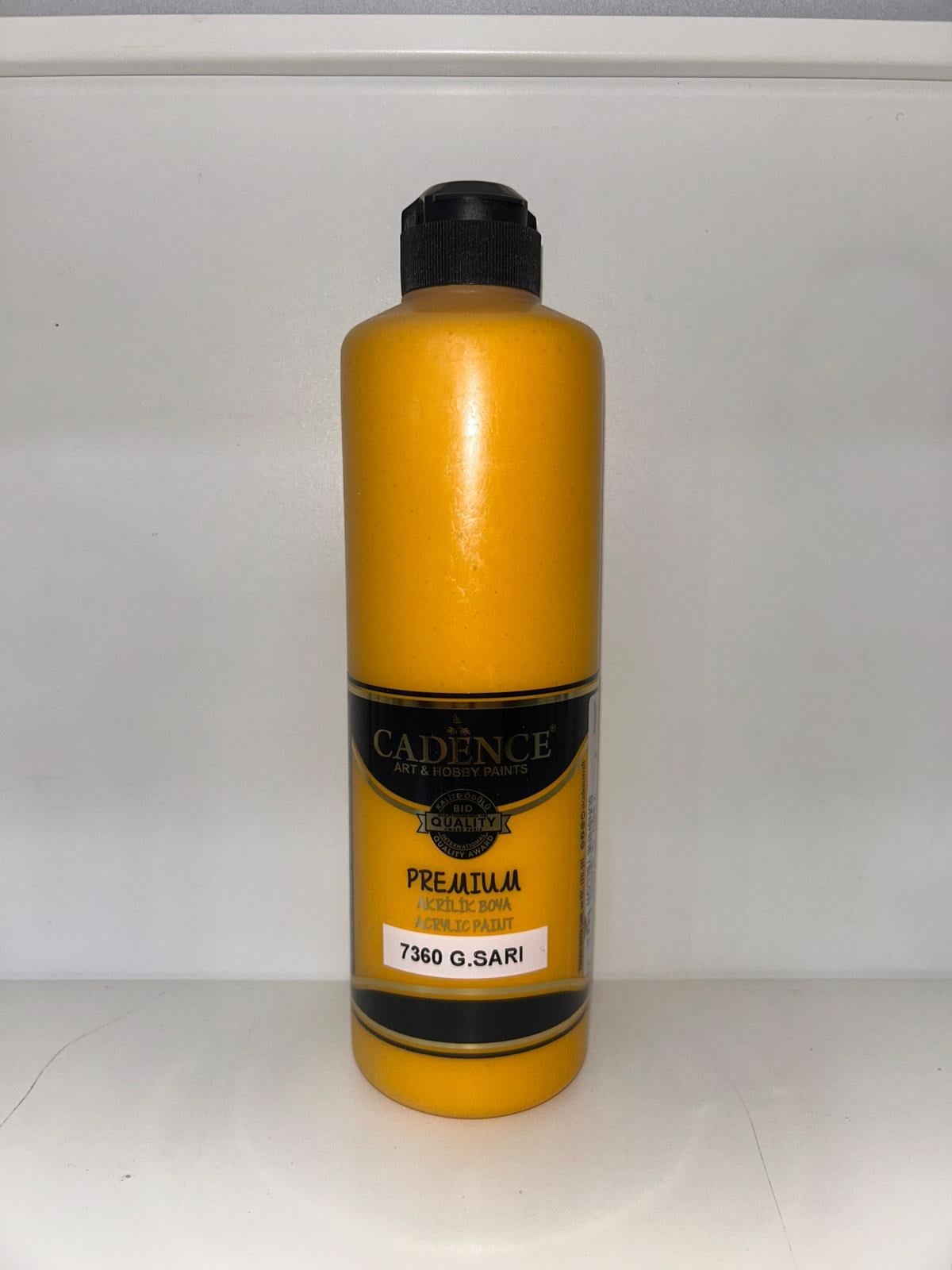 Premium Akrilik Boya 7360 G.Sarı  500 ml