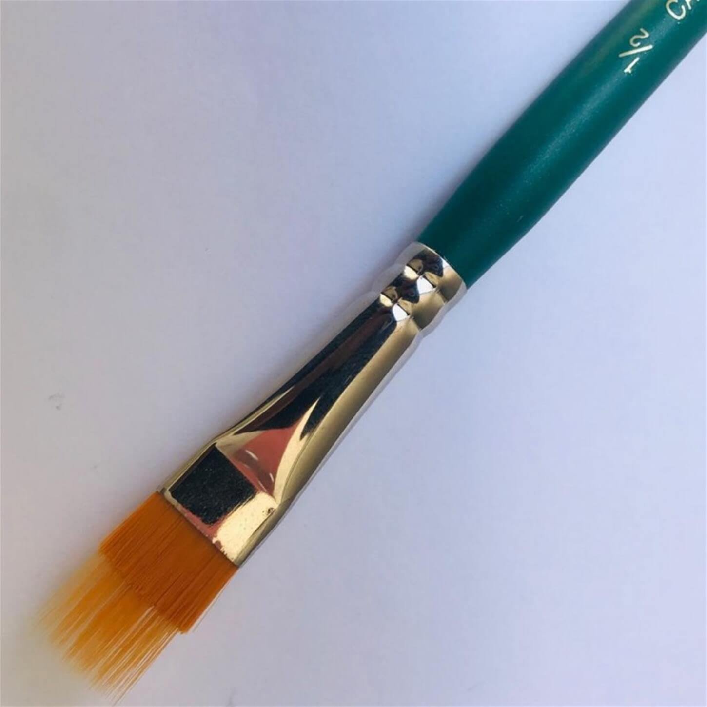 CA1090F فرشاة مشط حريري أصفر بضربة واحدة 1/2