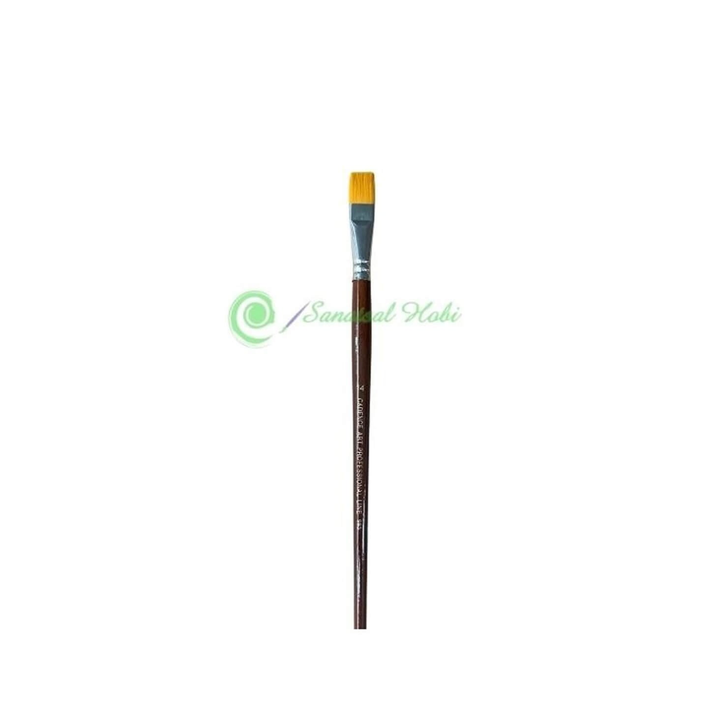 فرشاة طلاء زيتية حريرية ذات طرف مسطح CA983-14