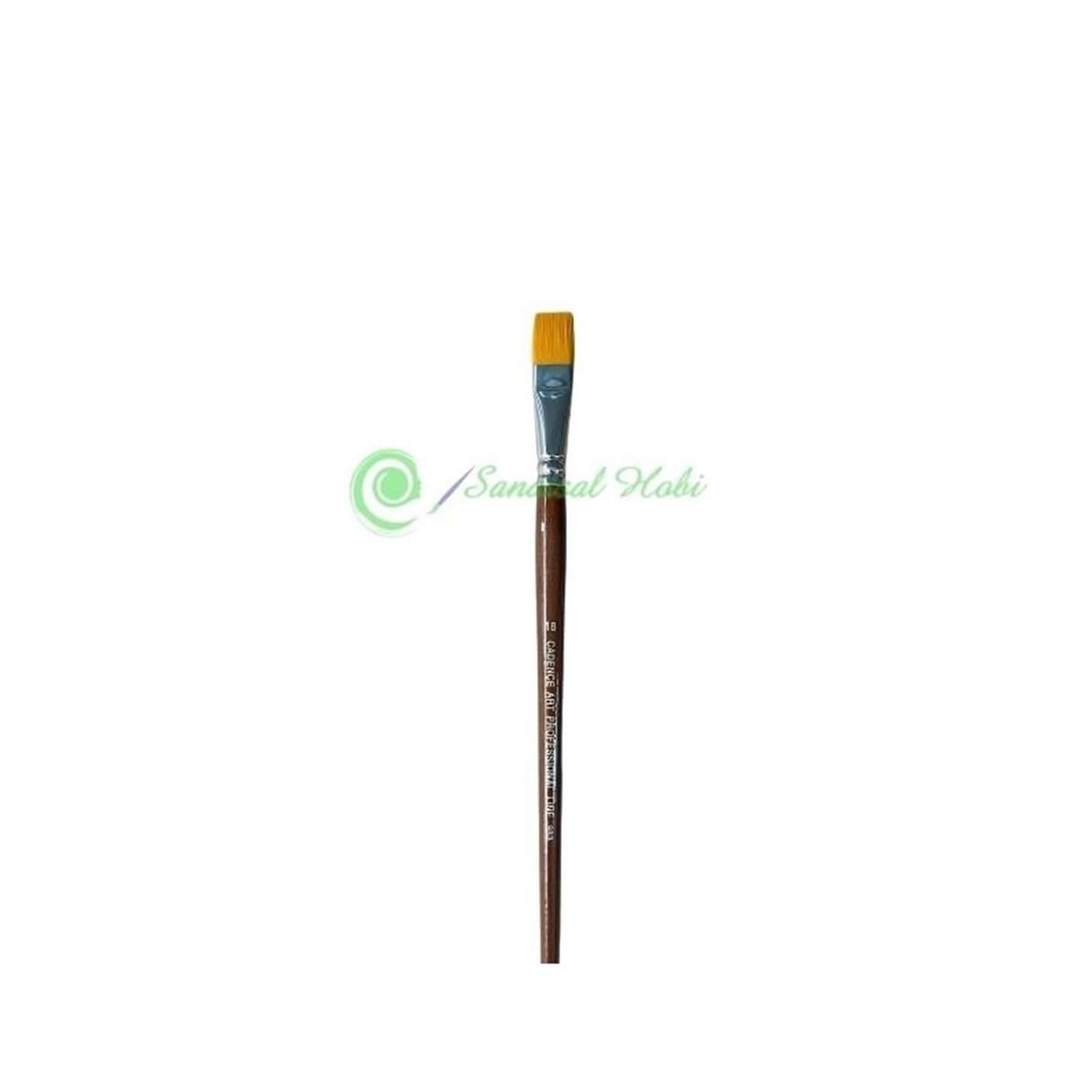 فرشاة طلاء زيتية حريرية ذات طرف مسطح CA983-18