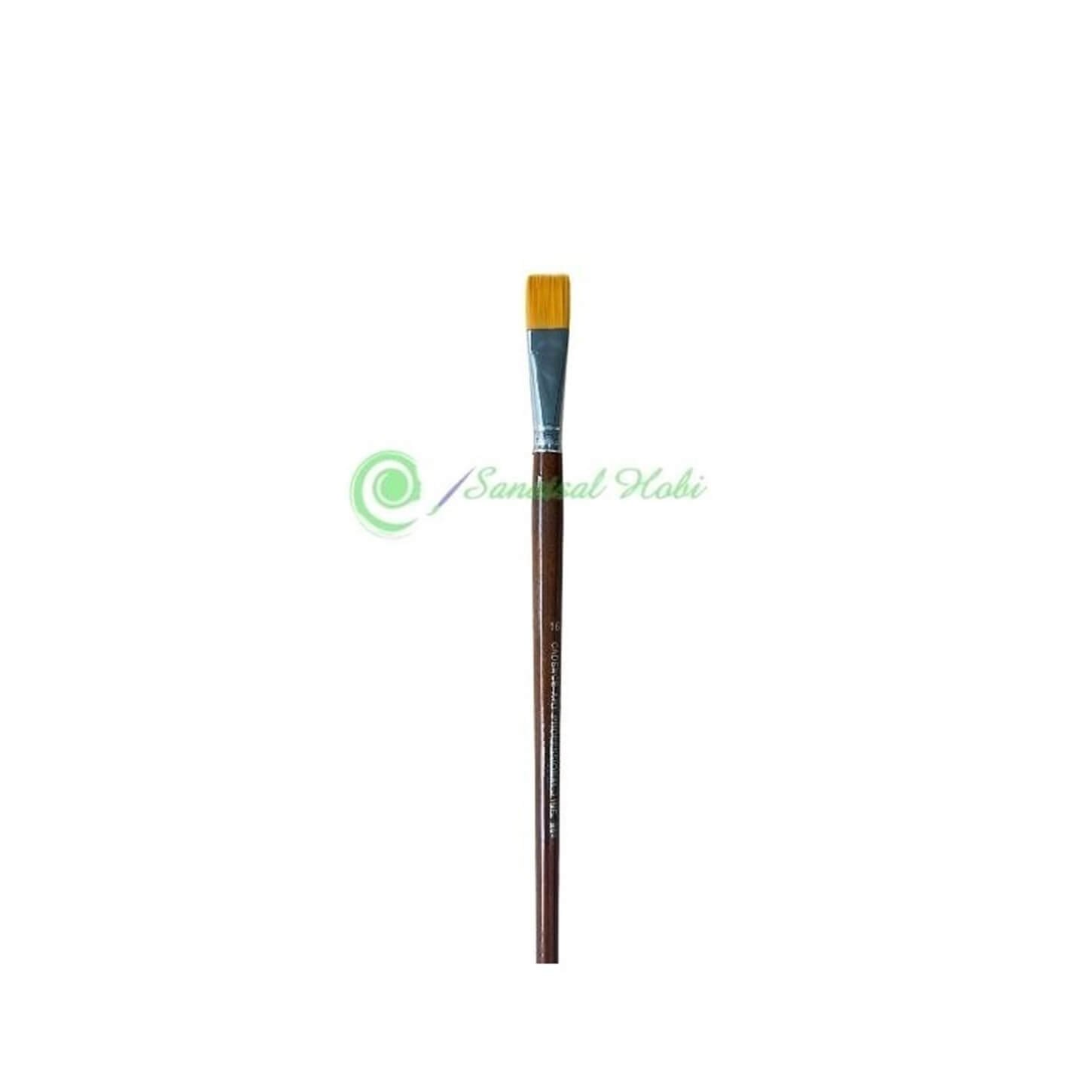 فرشاة طلاء زيتية حريرية ذات طرف مسطح CA983-16