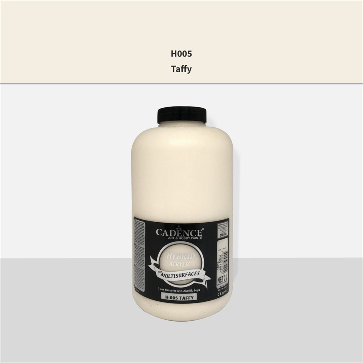 طلاء أكريليك كادينس H005 تافي متعدد الأسطح 2 لتر (3 كجم)