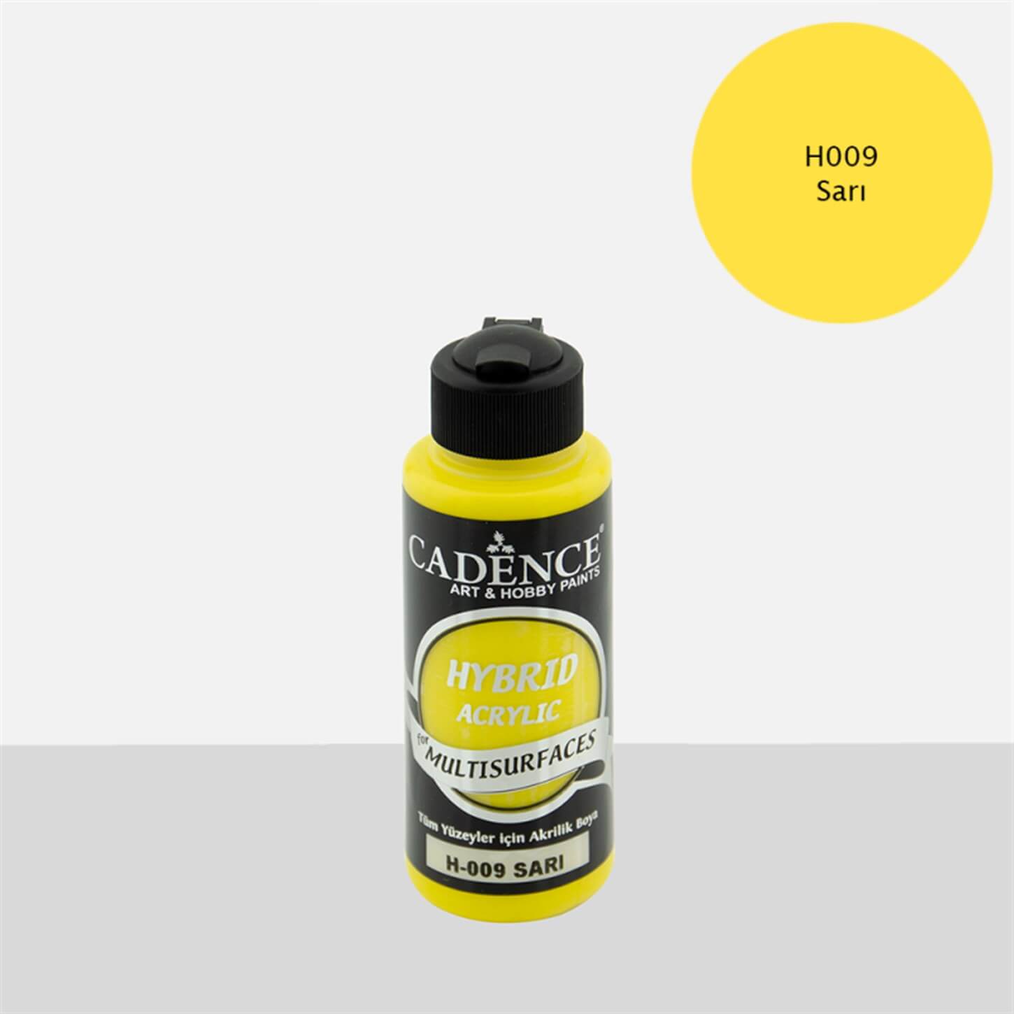 Cadence H 009 Желтая краска для различных поверхностей, 120 мл