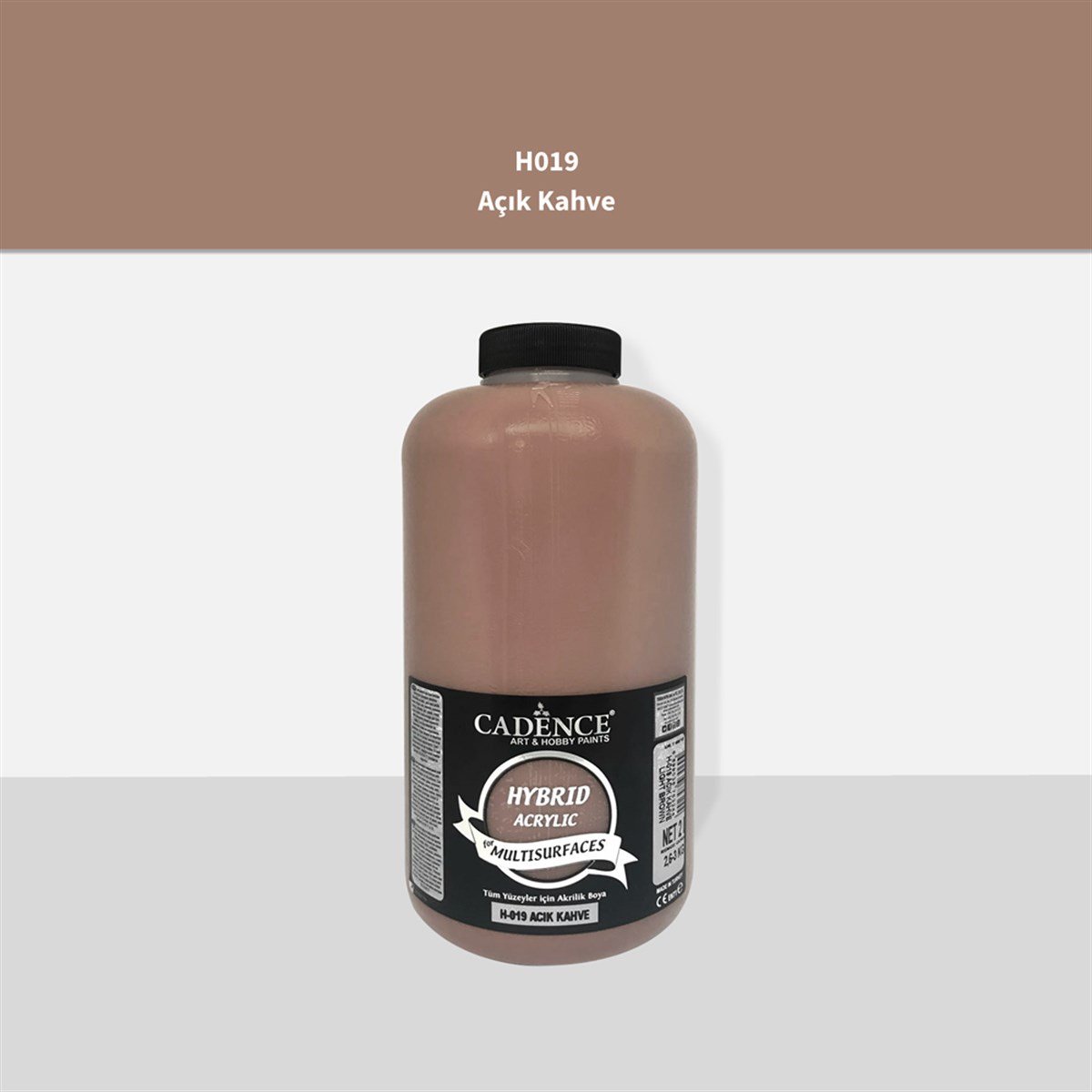 Cadence H019 Светло-коричневая многослойная акриловая краска 2LT (3 кг)