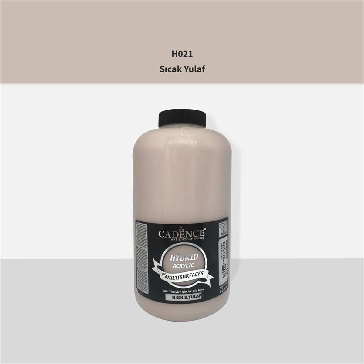 Cadence H021 Многослойная акриловая краска Hot Oat 2LT (3 кг)