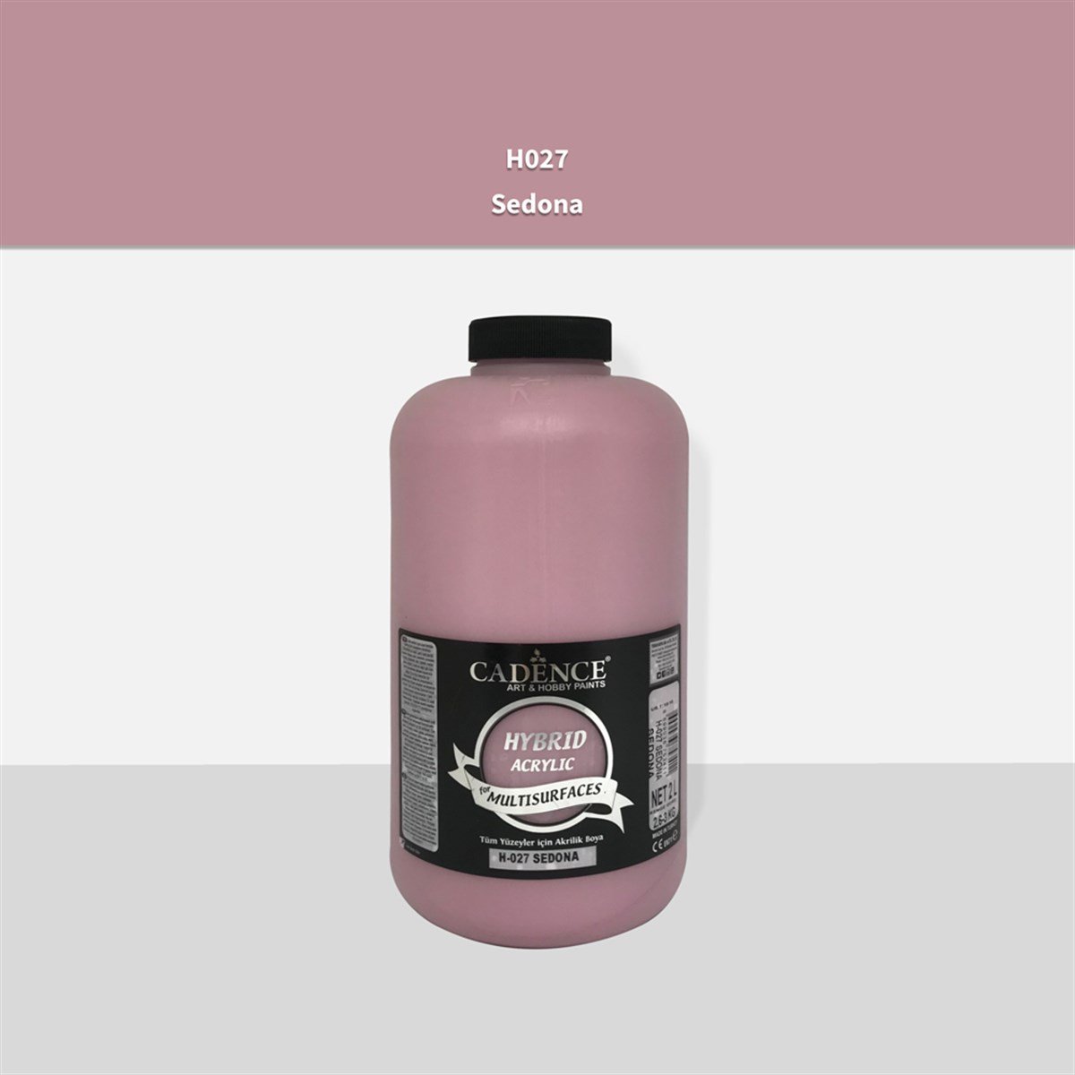طلاء أكريليك كادينس H027 سيدونا متعدد الأسطح 2 لتر (3 كجم)